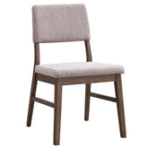 ACME Seda Dusty Mauve Corduroy Walnut Side Chair (Set-2) Model DN04191
